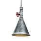 1-Bulb Conical Down Lighting Farmhouse Black/Silver/Gold Finish Iron Pendant Lamp Fixture for Restaurant Clearhalo 'Art Deco Pendants' 'Black' 'Cast Iron' 'Ceiling Lights' 'Ceramic' 'Crystal' 'Industrial Pendants' 'Industrial' 'Metal' 'Middle Century Pendants' 'Pendant Lights' 'Pendants' 'Rustic Pendants' 'Tiffany' Lighting' 536999