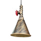 1-Bulb Conical Down Lighting Farmhouse Black/Silver/Gold Finish Iron Pendant Lamp Fixture for Restaurant Clearhalo 'Art Deco Pendants' 'Black' 'Cast Iron' 'Ceiling Lights' 'Ceramic' 'Crystal' 'Industrial Pendants' 'Industrial' 'Metal' 'Middle Century Pendants' 'Pendant Lights' 'Pendants' 'Rustic Pendants' 'Tiffany' Lighting' 537010