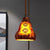 Wine Bottle Resin Pendant Lighting Vintage 1 Head Bar Hanging Ceiling Lamp in Red/Pink/Yellow with Rope Cord Yellow Clearhalo 'Ceiling Lights' 'Industrial Pendants' 'Industrial' 'Middle Century Pendants' 'Pendant Lights' 'Pendants' 'Tiffany' Lighting' 537451