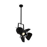 Black 1 Light Spotlight Art Deco Metallic Camera Shaped Hanging Pendant Lamp for Coffee House Clearhalo 'Art Deco Pendants' 'Black' 'Cast Iron' 'Ceiling Lights' 'Ceramic' 'Crystal' 'Industrial Pendants' 'Industrial' 'Metal' 'Middle Century Pendants' 'Pendant Lights' 'Pendants' 'Rustic Pendants' 'Tiffany' Lighting' 537506