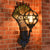 Lake Blue Globe Wall Light Fixture Industrial Metal 1 Light Hallway Wall Mount Sconce with Peacock Backplate Lake Blue Clearhalo 'Art deco wall lights' 'Cast Iron' 'Glass' 'Industrial wall lights' 'Industrial' 'Middle century wall lights' 'Modern' 'Rustic wall lights' 'Tiffany' 'Traditional wall lights' 'Wall Lamps & Sconces' 'Wall Lights' Lighting' 537642