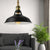 Barn Shade Living Room Pendant Lamp Industrial Style Metal 1 Light Black/White Ceiling Light Fixture with Hanging Rope Black Clearhalo 'Art Deco Pendants' 'Black' 'Cast Iron' 'Ceiling Lights' 'Ceramic' 'Crystal' 'Industrial Pendants' 'Industrial' 'Metal' 'Middle Century Pendants' 'Pendant Lights' 'Pendants' 'Rustic Pendants' 'Tiffany' Lighting' 5447