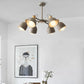 Rotatable Nursing Room Chandelier Metal 6 Heads Nordic Hanging Pendant Clearhalo 'Ceiling Lights' 'Chandeliers' Lighting' options 54891