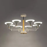 Nordic Modern Ceiling Pendant Light Curved Cone Shade Metal Hanging Light for Restaurant Clearhalo 'Ceiling Lights' 'Chandeliers' Lighting' options 55420