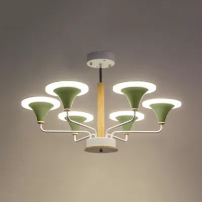 Nordic Modern Ceiling Pendant Light Curved Cone Shade Metal Hanging Light for Restaurant Clearhalo 'Ceiling Lights' 'Chandeliers' Lighting' options 55423