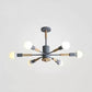 Sky Bang Kindergarten Chandelier with Open Bulb Wood Nordic Hanging Light Clearhalo 'Ceiling Lights' 'Chandeliers' Lighting' options 55464