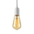 Silica Gel Exposed Bulb Pendant Lighting Industrial 1 Head Dining Room Ceiling Light with Adjustable Cord in Black/White White Clearhalo 'Ceiling Lights' 'Industrial Pendants' 'Industrial' 'Middle Century Pendants' 'Pendant Lights' 'Pendants' 'Tiffany' Lighting' 5547