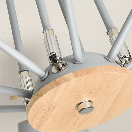 Rotatable Bucket Shade Chandelier Nordic Simple Metal Pendant Light for Living Room Clearhalo 'Ceiling Lights' 'Chandeliers' Lighting' options 55571