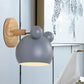 Modern Style Cartoon Animal Sconce Wall Light Metal 1 Light Wall Lamp for Child Bedroom Clearhalo 'Wall Lamps & Sconces' 'Wall Lights' Lighting' 559287
