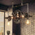 Silver Gray Open Island Light Fixture Coastal Metal 6-Light Dining Room Hanging Lamp with Gear Design Silver Gray Clearhalo 'Ceiling Lights' 'Island Lights' Lighting' 559567