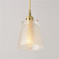 Bell Hanging Light Modernist Clear Lattice Glass 1 Bulb Suspended Lighting Fixture in Gold with Metallic Switch Clearhalo 'Ceiling Lights' 'Glass shade' 'Glass' 'Modern Pendants' 'Modern' 'Pendant Lights' 'Pendants' Lighting' 559665