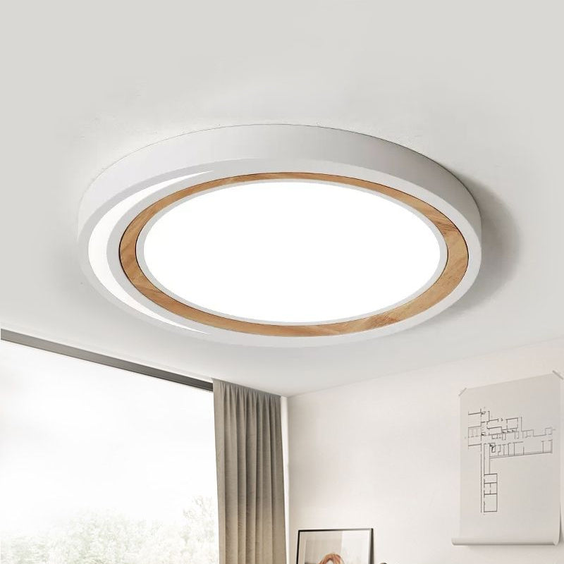 Nordic Solar Eclipse Ceiling Mount Light Acrylic Candy Colored LED Ceiling Lamp for Study Room Clearhalo 'Ceiling Lights' 'Close To Ceiling Lights' 'Close to ceiling' 'Flush mount' Lighting' 559851