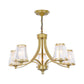 Contemporary Conical Chandelier Lamp Crystal 3/5/6 Lights Bedroom Hanging Light Fixture in Gold/Black Clearhalo 'Ceiling Lights' 'Chandeliers' 'Modern Chandeliers' 'Modern' Lighting' 560144