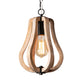 Wood Brown Hanging Lamp Orb/Gourd 1 Light Traditional Hanging Ceiling Light, 8.5"/9"/13" Wide Clearhalo 'Ceiling Lights' 'Pendant Lights' 'Pendants' Lighting' 561003