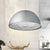 Dome Shade Pendant Light with Pattern Inside Metal Nordic 1 Light Black/White/Brown Hanging Ceiling Light for Dining Room, 16"/23.5"/35.5" Wide White Clearhalo 'Art Deco Pendants' 'Black' 'Cast Iron' 'Ceiling Lights' 'Ceramic' 'Crystal' 'Industrial Pendants' 'Industrial' 'Metal' 'Middle Century Pendants' 'Pendant Lights' 'Pendants' 'Rustic Pendants' 'Tiffany' Lighting' 597363