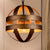 3 Lights Metal Chandelier Lighting Vintage Style Oil Rubbed Bronze Orb Cage Indoor Ceiling Light Fixture Bronze Clearhalo 'Cast Iron' 'Ceiling Lights' 'Chandeliers' 'Industrial Chandeliers' 'Industrial' 'Metal' 'Middle Century Chandeliers' 'Rustic Chandeliers' 'Tiffany' Lighting' 597893