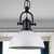 Vintage Style Dome Pendant Light 1 Bulb Metal Hanging Lamp in Black/White for Dining Room White Clearhalo 'Art Deco Pendants' 'Black' 'Cast Iron' 'Ceiling Lights' 'Ceramic' 'Crystal' 'Industrial Pendants' 'Industrial' 'Metal' 'Middle Century Pendants' 'Pendant Lights' 'Pendants' 'Rustic Pendants' 'Tiffany' Lighting' 598248