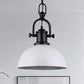 Vintage Style Dome Pendant Light 1 Bulb Metal Hanging Lamp in Black/White for Dining Room Clearhalo 'Art Deco Pendants' 'Black' 'Cast Iron' 'Ceiling Lights' 'Ceramic' 'Crystal' 'Industrial Pendants' 'Industrial' 'Metal' 'Middle Century Pendants' 'Pendant Lights' 'Pendants' 'Rustic Pendants' 'Tiffany' Lighting' 598249