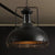 12"/14"/16" Dia 1 Light Pendant Light with Handle/Dome Shade Metallic Vintage Style Dining Room Hanging Lamp in Black/Rust Black Dome Clearhalo 'Art Deco Pendants' 'Black' 'Cast Iron' 'Ceiling Lights' 'Ceramic' 'Crystal' 'Industrial Pendants' 'Industrial' 'Metal' 'Middle Century Pendants' 'Pendant Lights' 'Pendants' 'Rustic Pendants' 'Tiffany' Lighting' 598601