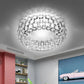 14"/19.5"/25.5" Wide Bubble Flush Lighting Designer Clear Glass Led Bedroom Flush Ceiling Light Fixture Clearhalo 'Ceiling Lights' 'Close To Ceiling Lights' 'Close to ceiling' 'Flush mount' Lighting' 598766