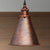 1 Light Cone-Shaped Hanging Light Industrial Style Black/Brass Iron Pendant Lamp for Dining Room Rust Clearhalo 'Art Deco Pendants' 'Black' 'Cast Iron' 'Ceiling Lights' 'Ceramic' 'Crystal' 'Industrial Pendants' 'Industrial' 'Metal' 'Middle Century Pendants' 'Pendant Lights' 'Pendants' 'Rustic Pendants' 'Tiffany' Lighting' 599122
