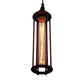 Black/Bronze Cylinder Pendant Light Industrial Metal 1 Light Bedroom Hanging Lamp Fixture with Cage Shade Clearhalo 'Ceiling Lights' 'Modern Pendants' 'Modern' 'Pendant Lights' 'Pendants' Lighting' 599677