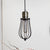 1 Bulb Caged Ceiling Pendant Light Industrial Stylish Black Metal Mini Hanging Fixture for Bedroom Black Clearhalo 'Ceiling Lights' 'Modern Pendants' 'Modern' 'Pendant Lights' 'Pendants' Lighting' 599681