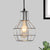 Silver/Gold Global Ceiling Fixture Loft Stylish Metal 1 Light Coffee Shop Hanging Lamp with Cage Shade and Cord Silver Clearhalo 'Art Deco Pendants' 'Black' 'Cast Iron' 'Ceiling Lights' 'Ceramic' 'Crystal' 'Industrial Pendants' 'Industrial' 'Metal' 'Middle Century Pendants' 'Pendant Lights' 'Pendants' 'Rustic Pendants' 'Tiffany' Lighting' 599866