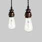 1 Bulb Mini Hanging Ceiling Light Vintage Style Black/Rust Metallic Adjustable Pendant Lighting with Pipe Design Clearhalo 'Art Deco Pendants' 'Black' 'Cast Iron' 'Ceiling Lights' 'Ceramic' 'Crystal' 'Industrial Pendants' 'Industrial' 'Metal' 'Middle Century Pendants' 'Pendant Lights' 'Pendants' 'Rustic Pendants' 'Tiffany' Lighting' 599987