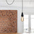Industrial Stylish Open Bulb Ceiling Fixture 1 Head Metal Adjustable Hanging Lamp with Pipe in Black/Silver Black Clearhalo 'Art Deco Pendants' 'Black' 'Cast Iron' 'Ceiling Lights' 'Ceramic' 'Crystal' 'Industrial Pendants' 'Industrial' 'Metal' 'Middle Century Pendants' 'Pendant Lights' 'Pendants' 'Rustic Pendants' 'Tiffany' Lighting' 600022