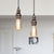 Industrial Stylish Open Bulb Ceiling Fixture 1 Head Metal Adjustable Hanging Lamp with Pipe in Black/Silver Brass Clearhalo 'Art Deco Pendants' 'Black' 'Cast Iron' 'Ceiling Lights' 'Ceramic' 'Crystal' 'Industrial Pendants' 'Industrial' 'Metal' 'Middle Century Pendants' 'Pendant Lights' 'Pendants' 'Rustic Pendants' 'Tiffany' Lighting' 600031