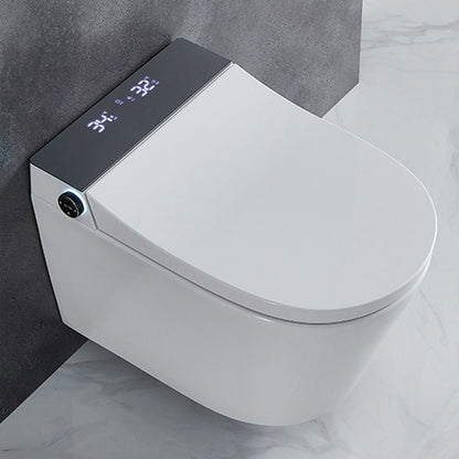 Wall Mount Smart Toilet Soft-Close Seat Toilet with Concealed Tank White Black Clearhalo 'Bathroom Remodel & Bathroom Fixtures' 'Home Improvement' 'home_improvement' 'home_improvement_toilets' 'Toilets & Bidets' 'Toilets' 6012580