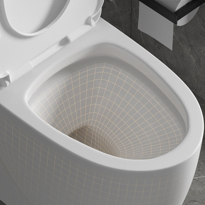 Siphon Jet Toilet Elongate One-Piece Floor Mounted Toilet with Dual Flush Mode Clearhalo 'Bathroom Remodel & Bathroom Fixtures' 'Home Improvement' 'home_improvement' 'home_improvement_toilets' 'Toilets & Bidets' 'Toilets' 6012669