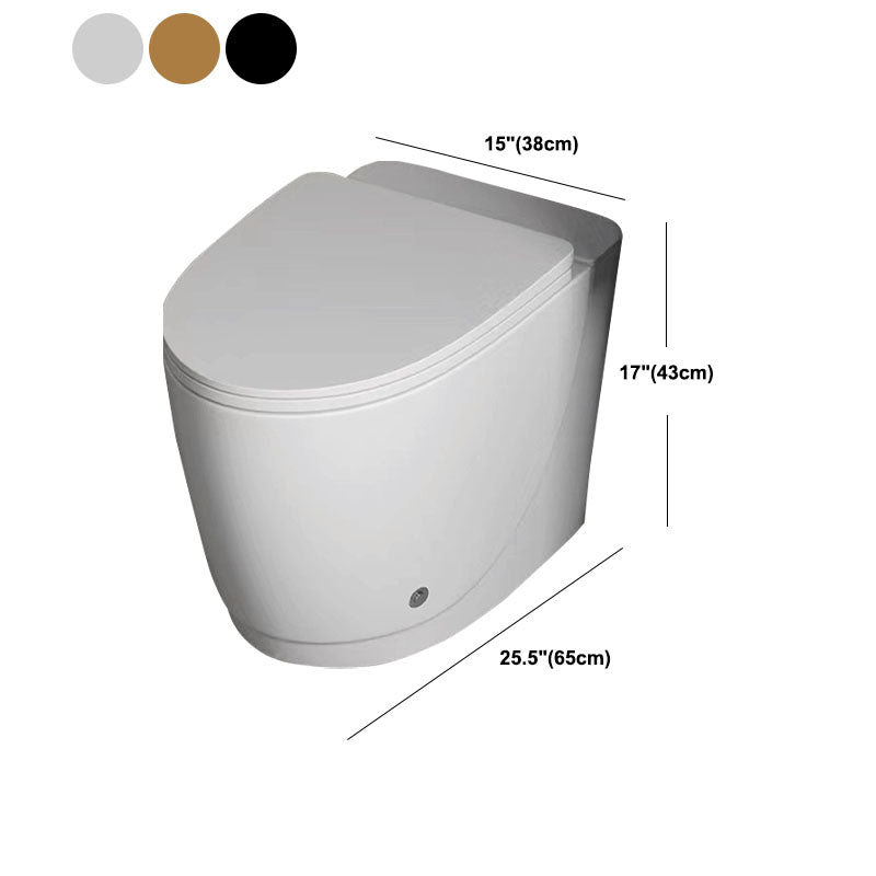 Siphon Jet Toilet Elongate One-Piece Floor Mounted Toilet with Dual Flush Mode Clearhalo 'Bathroom Remodel & Bathroom Fixtures' 'Home Improvement' 'home_improvement' 'home_improvement_toilets' 'Toilets & Bidets' 'Toilets' 6012673