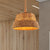 1 Head Cone Pendant Light Countryside Beige Natural Rope Hanging Light Fixture for Dining Room Beige Clearhalo 'Ceiling Lights' 'Industrial Pendants' 'Industrial' 'Middle Century Pendants' 'Pendant Lights' 'Pendants' 'Tiffany' Lighting' 601527