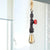Warehouse Pipe Pendant Light 1 Head Metal and Rope Adjustable Ceiling Light Fixture with Bare Bulb in Antique Rust Rust Clearhalo 'Art Deco Pendants' 'Cast Iron' 'Ceiling Lights' 'Ceramic' 'Crystal' 'Industrial Pendants' 'Industrial' 'Metal' 'Middle Century Pendants' 'Pendant Lights' 'Pendants' 'Tiffany' Lighting' 601539