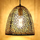 Etched Cone/Oval Metallic Hanging Ceiling Light Vintage Stylish 1 Light Dining Room Pendant Lamp in Black Black Dome Clearhalo 'Ceiling Lights' 'Modern Pendants' 'Modern' 'Pendant Lights' 'Pendants' Lighting' 60239