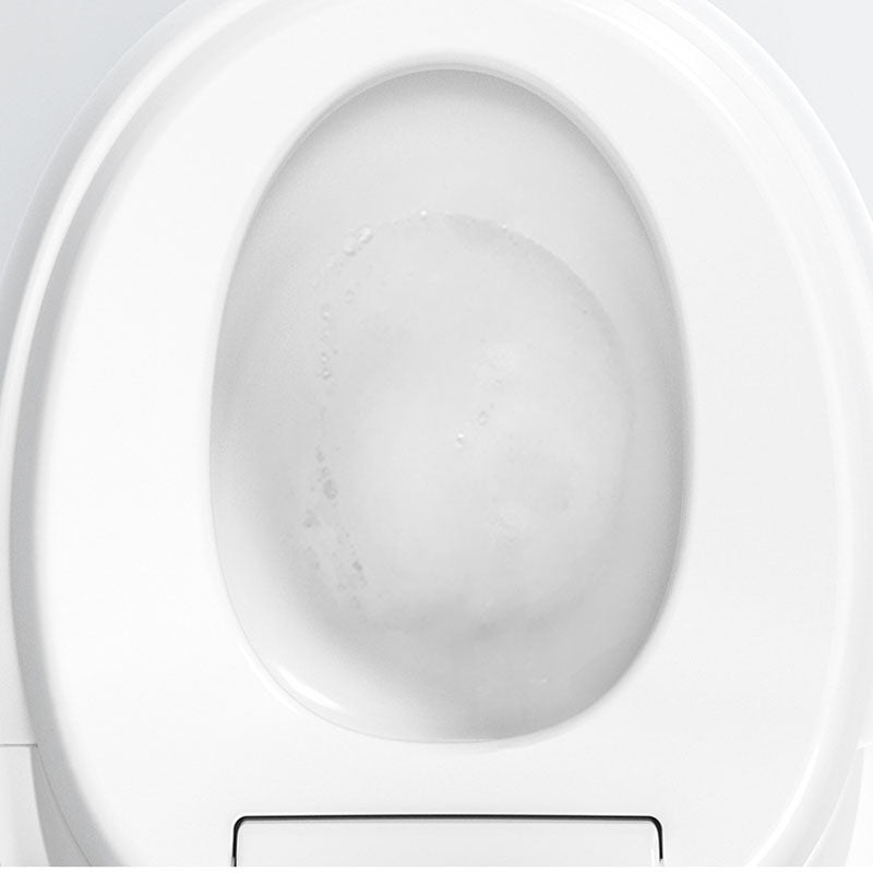 Modern Auto One Piece Toilet Siphon Jet Round Toilet with Sterilization Function Clearhalo 'Bathroom Remodel & Bathroom Fixtures' 'Home Improvement' 'home_improvement' 'home_improvement_toilets' 'Toilets & Bidets' 'Toilets' 6037978