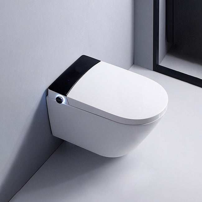 Wall Mount Automatic Toilet Concealed In-Wall Toilet Tank Toilet Toilet with Tanker Manual Flip Clearhalo 'Bathroom Remodel & Bathroom Fixtures' 'Home Improvement' 'home_improvement' 'home_improvement_toilets' 'Toilets & Bidets' 'Toilets' 6037987