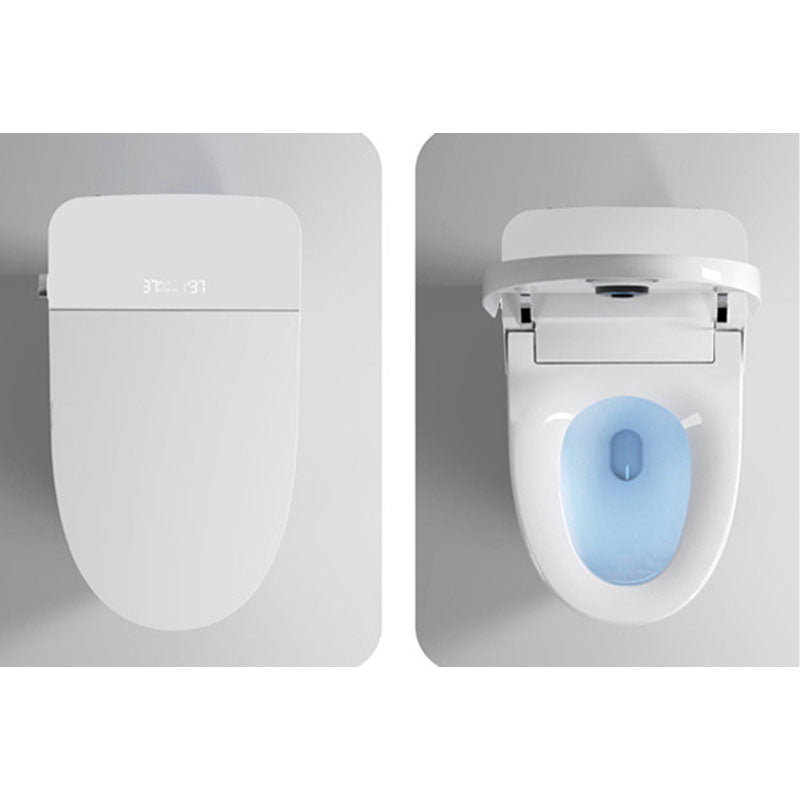 Ultraviolet Sterilization Toilet Elongated Floor Mounted One Piece Toilet Clearhalo 'Bathroom Remodel & Bathroom Fixtures' 'Home Improvement' 'home_improvement' 'home_improvement_toilets' 'Toilets & Bidets' 'Toilets' 6038023