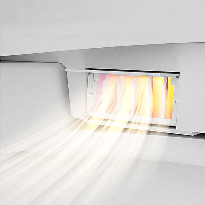 Elongated Toilet Wall Hung 1-Piece Automatic UV Sterilization Toilet with Concealed Tank Clearhalo 'Bathroom Remodel & Bathroom Fixtures' 'Home Improvement' 'home_improvement' 'home_improvement_toilets' 'Toilets & Bidets' 'Toilets' 6038040