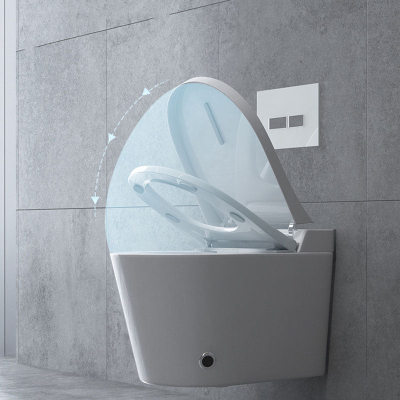 Wall Mount Toilet All-In-One Foot Induction Toilet with Concealed Tank Clearhalo 'Bathroom Remodel & Bathroom Fixtures' 'Home Improvement' 'home_improvement' 'home_improvement_toilets' 'Toilets & Bidets' 'Toilets' 6038064