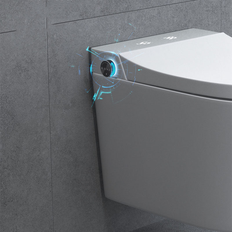 Wall Mount Toilet All-In-One Foot Induction Toilet with Concealed Tank Clearhalo 'Bathroom Remodel & Bathroom Fixtures' 'Home Improvement' 'home_improvement' 'home_improvement_toilets' 'Toilets & Bidets' 'Toilets' 6038072