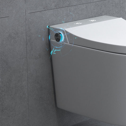 Wall Mount Toilet All-In-One Foot Induction Toilet with Concealed Tank Clearhalo 'Bathroom Remodel & Bathroom Fixtures' 'Home Improvement' 'home_improvement' 'home_improvement_toilets' 'Toilets & Bidets' 'Toilets' 6038072