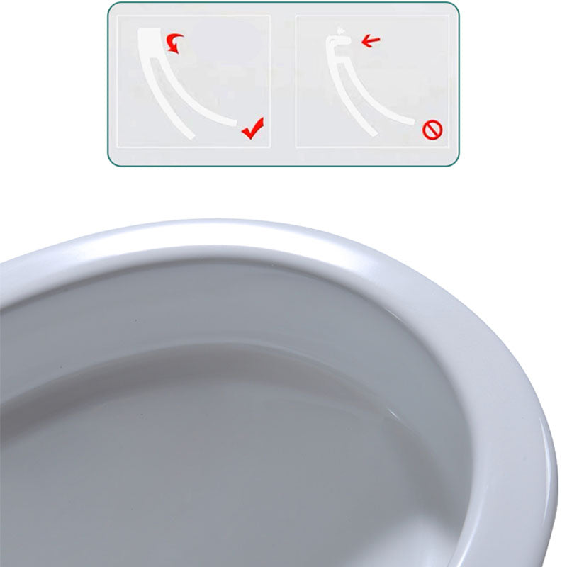 Floor Mount Toilet Black and White Toilet with Siphon Jet Water-saving Function Clearhalo 'Bathroom Remodel & Bathroom Fixtures' 'Home Improvement' 'home_improvement' 'home_improvement_toilets' 'Toilets & Bidets' 'Toilets' 6038149