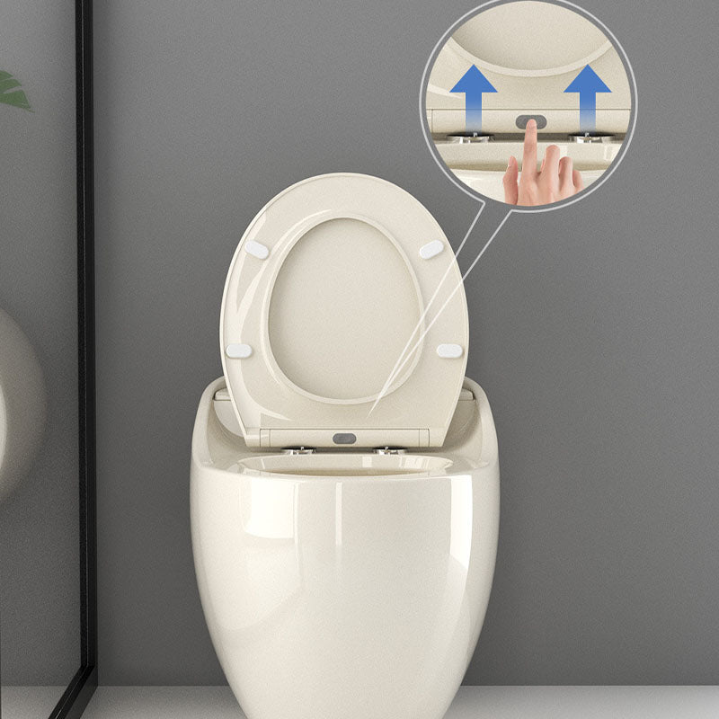 Round Siphon Type Household Toilet Small Apartment Large-caliber Silent Toilet Clearhalo 'Bathroom Remodel & Bathroom Fixtures' 'Home Improvement' 'home_improvement' 'home_improvement_toilets' 'Toilets & Bidets' 'Toilets' 6038304