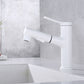 Contemporary Single Handle Faucet Pull-out Sink Faucet with Lever Handle Clearhalo 'Bathroom Remodel & Bathroom Fixtures' 'Bathroom Sink Faucets' 'Bathroom Sinks & Faucet Components' 'bathroom_sink_faucets' 'Home Improvement' 'home_improvement' 'home_improvement_bathroom_sink_faucets' 6039662