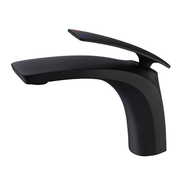 Gorgeous Metal Sink Faucet Plain Low Arc Centerset Bathroom Sink Faucet Clearhalo 'Bathroom Remodel & Bathroom Fixtures' 'Bathroom Sink Faucets' 'Bathroom Sinks & Faucet Components' 'bathroom_sink_faucets' 'Home Improvement' 'home_improvement' 'home_improvement_bathroom_sink_faucets' 6039749