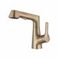 Modern Vessel Sink Faucet Lever Handle Copper Low Arc Retractable Vessel Faucet Gold Clearhalo 'Bathroom Remodel & Bathroom Fixtures' 'Bathroom Sink Faucets' 'Bathroom Sinks & Faucet Components' 'bathroom_sink_faucets' 'Home Improvement' 'home_improvement' 'home_improvement_bathroom_sink_faucets' 6039795