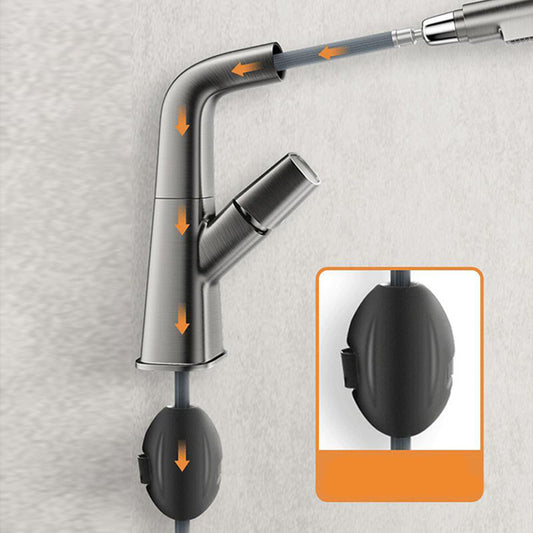 Contemporary Style Faucets Widespread Knob Handles Faucets for Bathroom Clearhalo 'Bathroom Remodel & Bathroom Fixtures' 'Bathroom Sink Faucets' 'Bathroom Sinks & Faucet Components' 'bathroom_sink_faucets' 'Home Improvement' 'home_improvement' 'home_improvement_bathroom_sink_faucets' 6039831